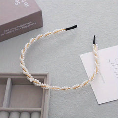 Faux Pearl Head Hoop Wedding Hair Accessories Bridal Headband