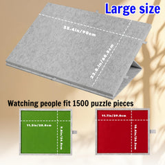 Portable Puzzle Mat Set 2 in 1 Puzzle Mat Set with Stand & Cover