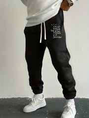 Men's Drawstring Sweatpants Loose Fit Casual Joggers