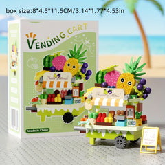 Street Vendor Car Scene Series Desktop Decoration Figurine Toy