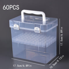 Marker Pen Storage Box Transparent Plastic Organizer