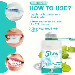 2pcs Pearl Whitening Tooth Powder 2.7oz