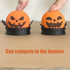 2pcs Jumping Pumpkin Man Finger Hand Puppet Christmas Halloween Gift