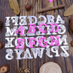 Floral Alphabets Numbers Cutting Die for DIY Craft
