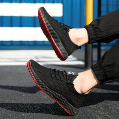Men's Slip-on Athletic Shoes Breathable Lightweight Shoelaces