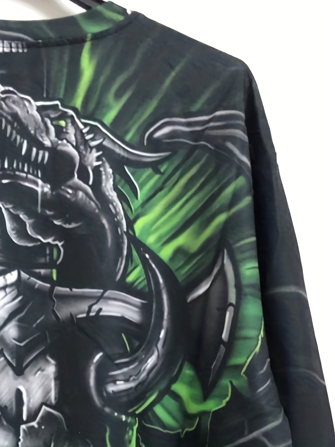 Bull Skull 3D Print Men's Sweatshirt Loose Pullover for Autumn Winter