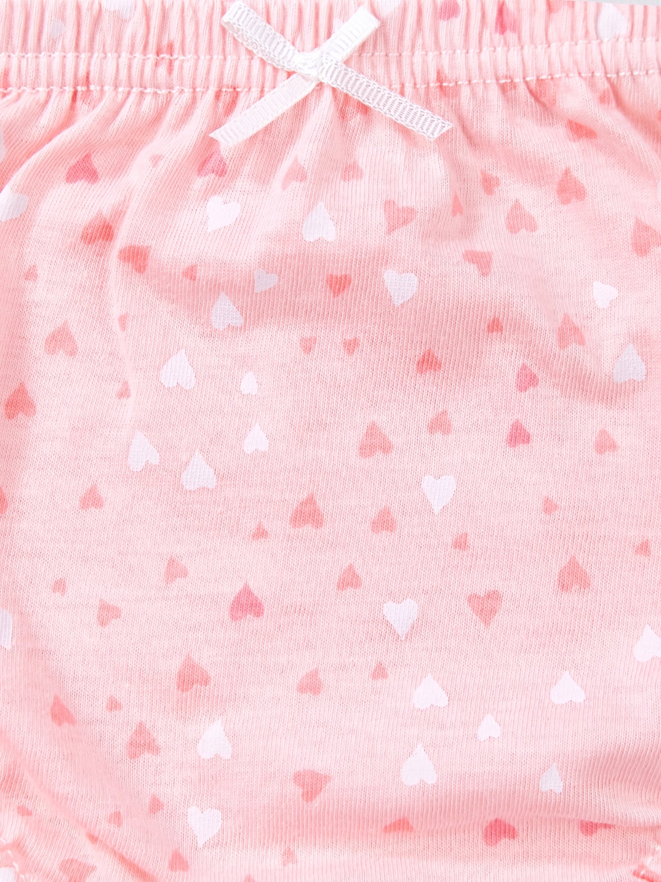 Girls Cartoon Sheep Flowers Heart Shortie Brief Set
