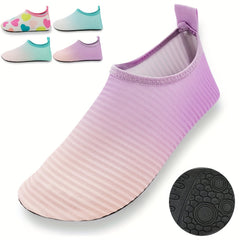 Gradient Water Shoes for Girls Non Slip Breathable for Swimming Sports Yoga
