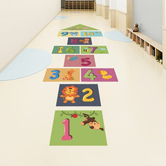Cartoon Number Wall Stickers for Fun Kids Bedroom