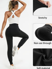 High Waist Casual Sweatpants With Pocket Jogger Running Pants