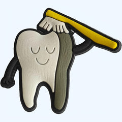 12Pcs Funny Teeth DIY Shoes Accessories For Kids and Adults