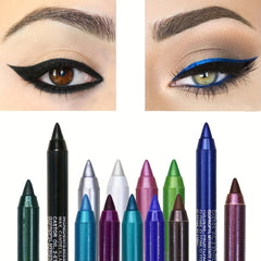 Colorful Eyeliner Pen Waterproof Smudge Proof Pearly Eyeliner Glue Pen