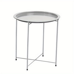 Round End Table Metal Tray Table 44 96 Cm Bedside Table