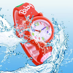 Girls Waterproof Cartoon Wrist Watch Silicone Band, Holiday Gift
