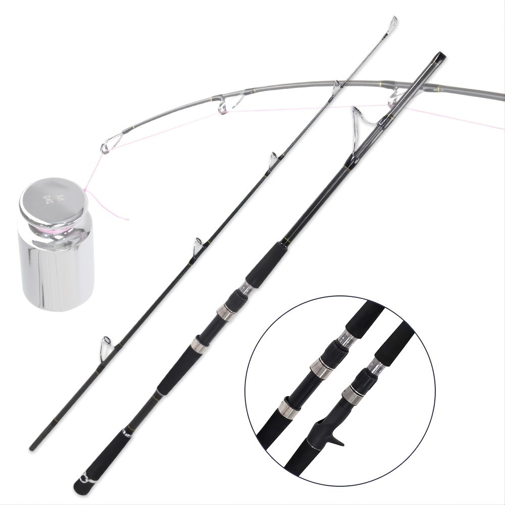 YiYi 2 Sections Spinning Casting Fishing Rod 5 9ft Portable Fishing Pole