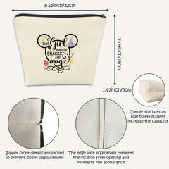 Funny Anime Mouse Themed Cosmetic Bag for Girls Birthday