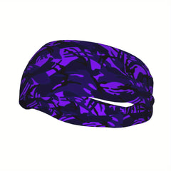 Purple Headband Non Slip Grip Soft Cushioned for Workouts Gym Everyday