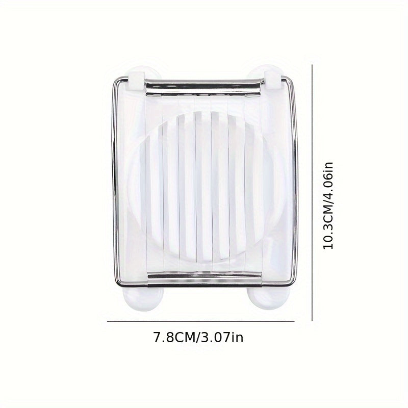 Small 2 in 1 Egg Cutter Stainless Steel Kitchen Accessory