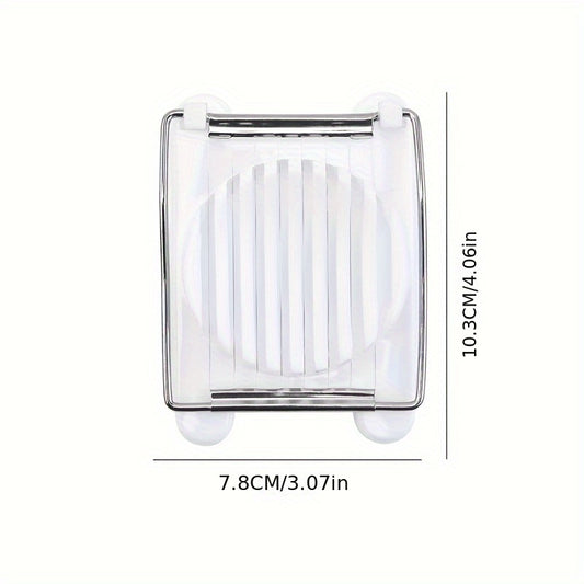 Small 2 in 1 Egg Cutter Stainless Steel Kitchen Accessory