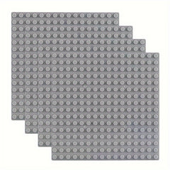4pcs 16x16 Building Block Base Plate Compatible With Main Brands