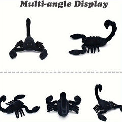 Soft Scorpion Doll Plush Stuffed Animal Toy Red Eyes Realistic Eyes
