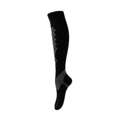 3pairs Diamond Honeycomb Calves Jump Exercise Compression Socks