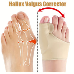 9pcs Silica Gel Toe Separators for Foot Health