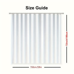 Dragonfly Shower Curtain with Hooks - Waterproof Polyester Bathroom Decor