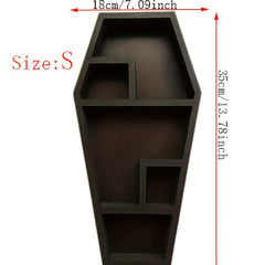 Gothic Crystal Coffin Display Rack Shelf