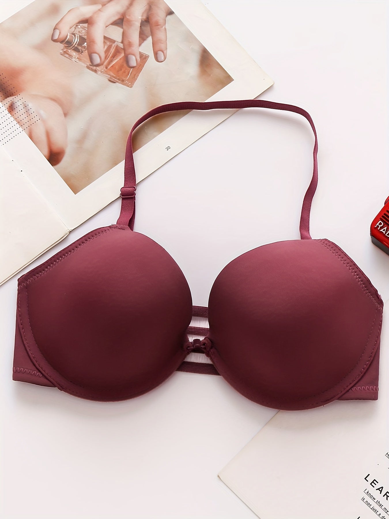 Comfy Halter T Shirt Bra Push Up Bra