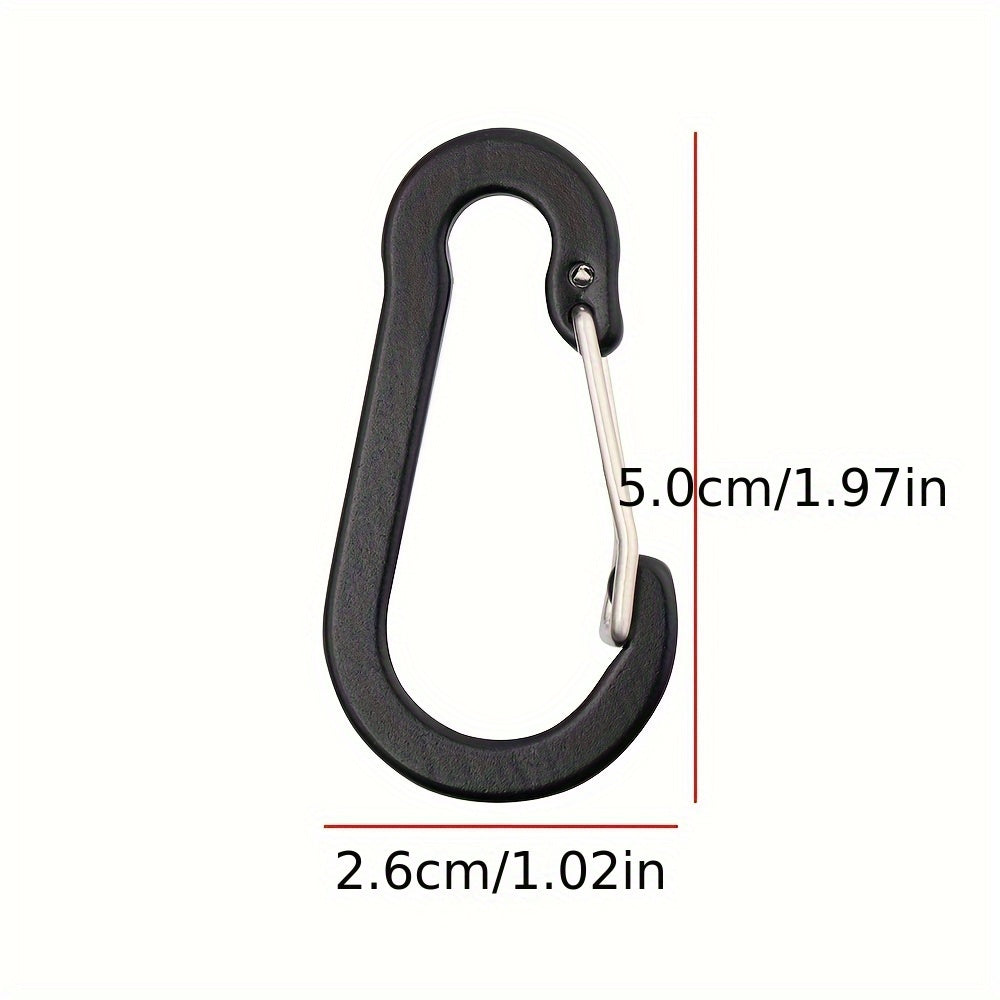 2pcs Aluminum Alloy Key Chain Outdoor Buckle