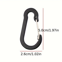 2pcs Aluminum Alloy Key Chain Outdoor Buckle