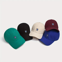 Soft Top Sunshade Three eyed Monster Embroidered Baseball Cap For Women