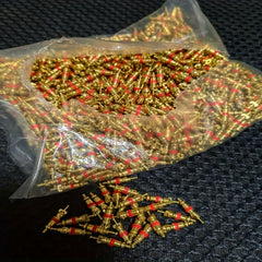 10pcs Copper Valve Core Tubeless Valve Nozzles for Air Needles