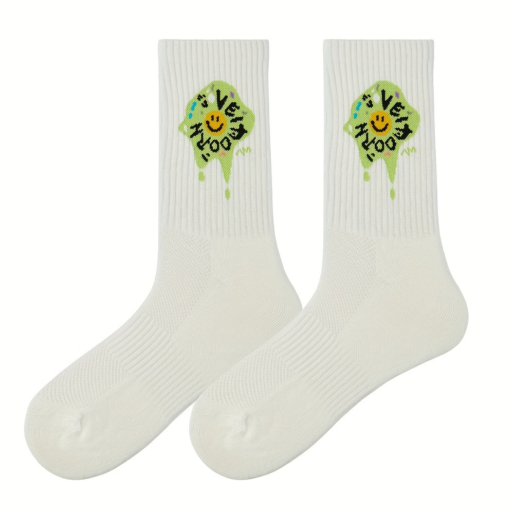 Veidoorn 1 Pair Basketball Socks Compression Sweat Absorbing Socks