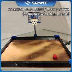 SALYWEE Basketball Court Building Block Model DIY Set Table
