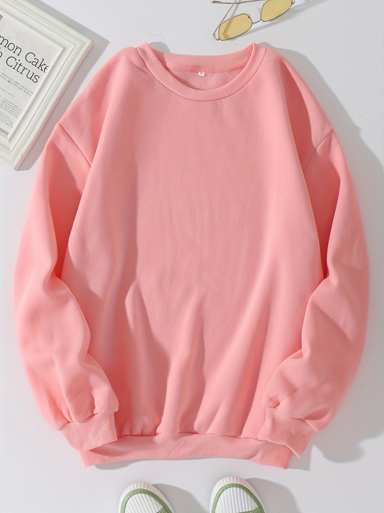Casual Loose Long Sleeve Sweatshirt Women's Pullover