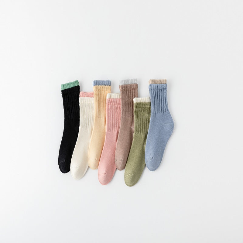 Girls Kids Vintage Socks Warm Comfy Versatile Children s Socks