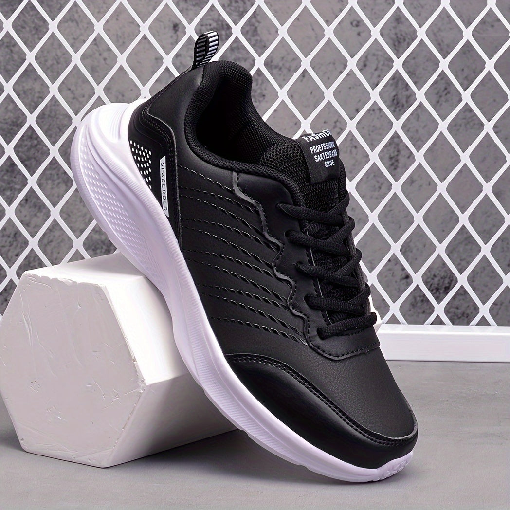 Women's Lace-up Non-slip Athletic Running Shoes Waterproof & Shockproof Sneakers