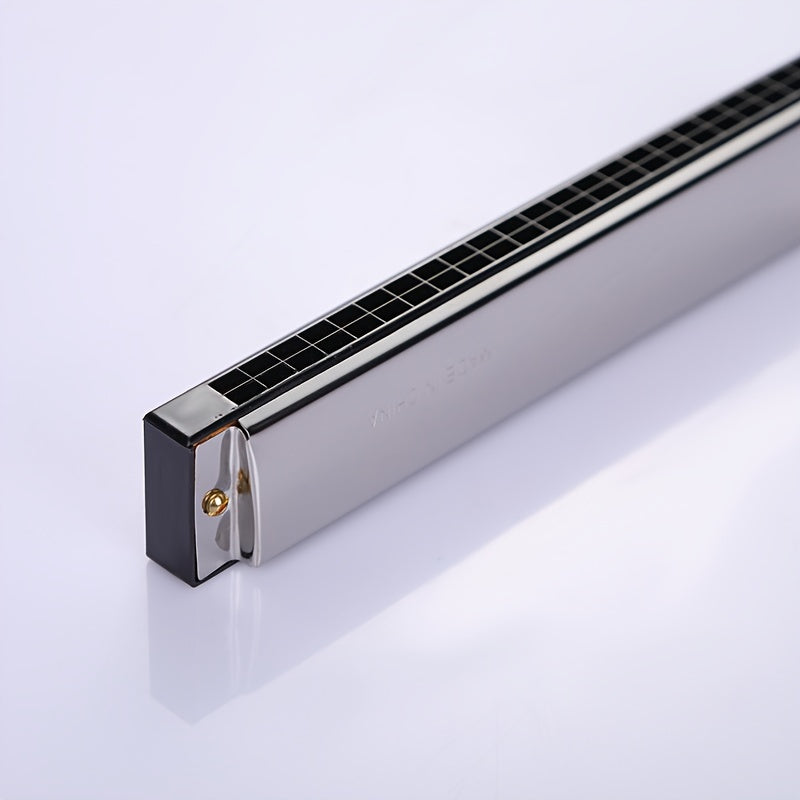 24 Holes Aluminum Seat Plate Toy Harmonica