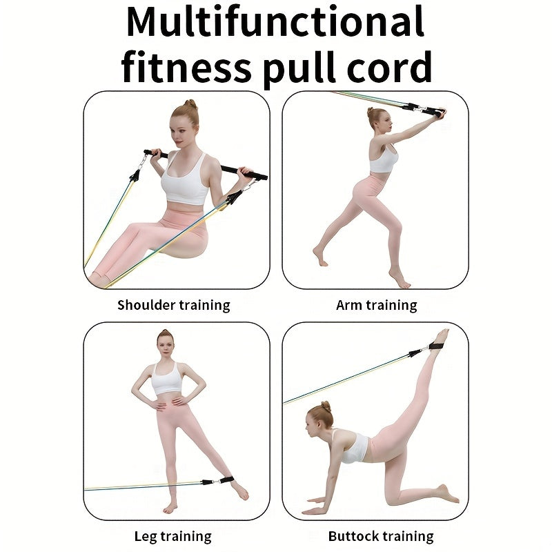 Tension Resistance Rope Set For Shoulder Strength Training Yoga Fitness