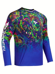 Men's Camo UPF 50 Sun Protection Shirt Long Sleeves