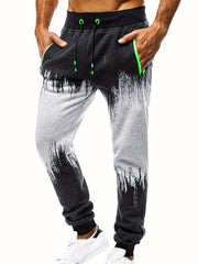 Breathable Gradient Joggers for Men Active Stretchy Sweatpants Summer