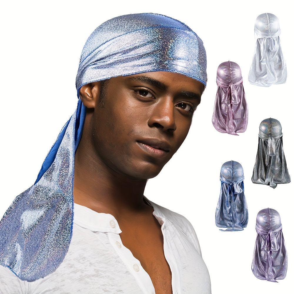 Men's Sparkly Durags Sun Protection Durags