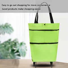 Portable Supermarket Shopping Carts Wheeled Shopping Bags For Seniors Shopping