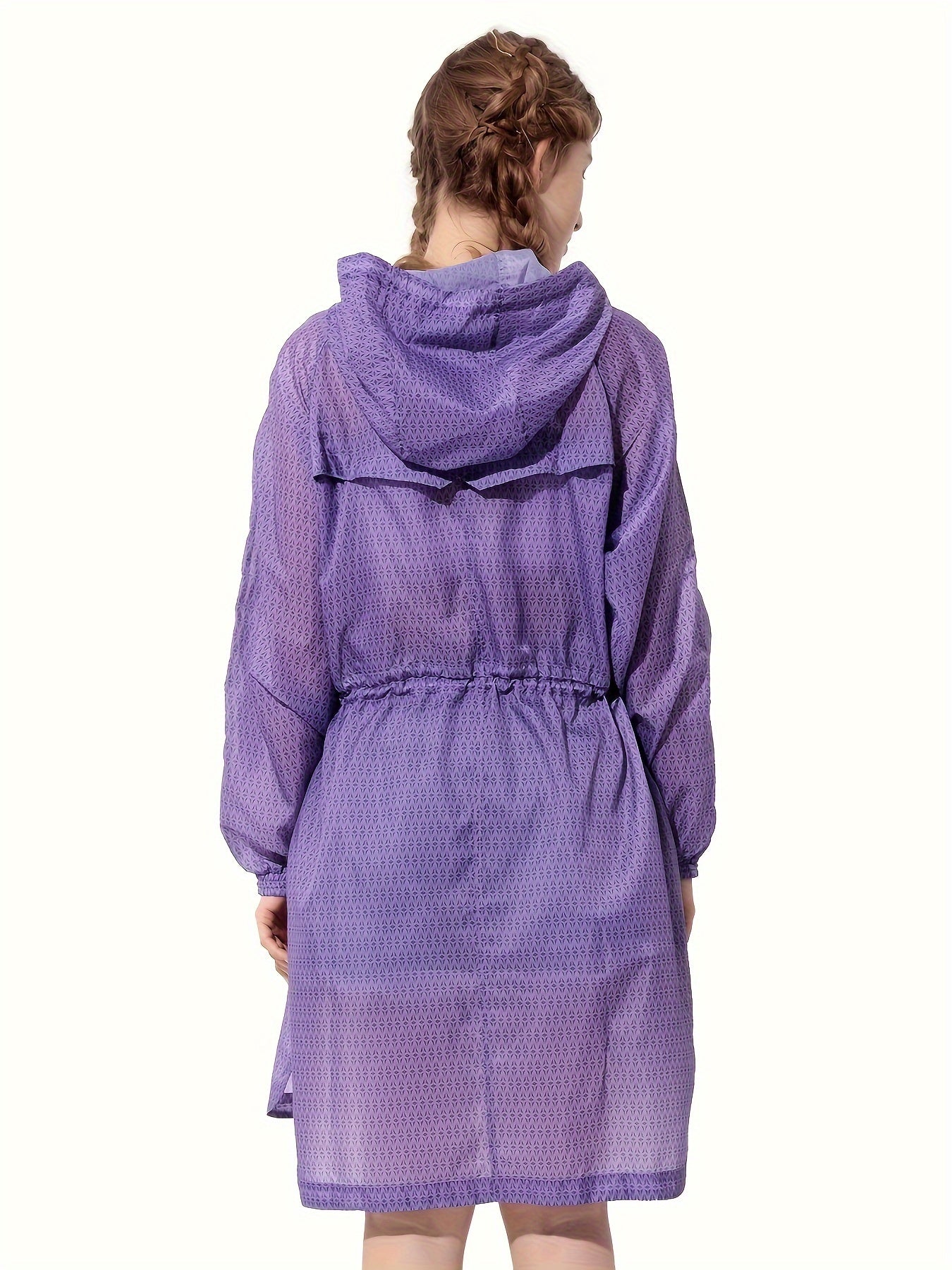 Women's Sun Protection Hooded Jacket Lightweight Outwear Coat