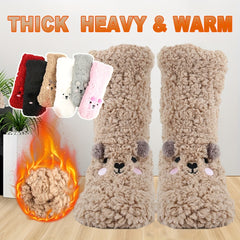 Women's Cartoon Fleece Lined Warm Socks