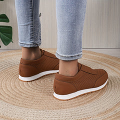 Women's Breathable Slip On Sneakers Outdoor Comfortable Walking Shoes