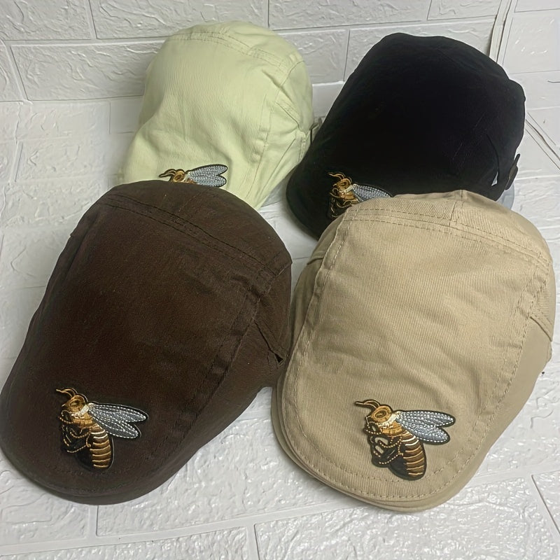 British Casual Cotton Duck Tongue Visor Hat Beret