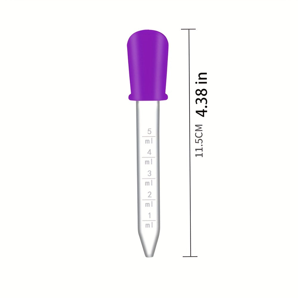 Silicone 5 ML Clear Liquid Medicine Eye Dropper for Candy Mold